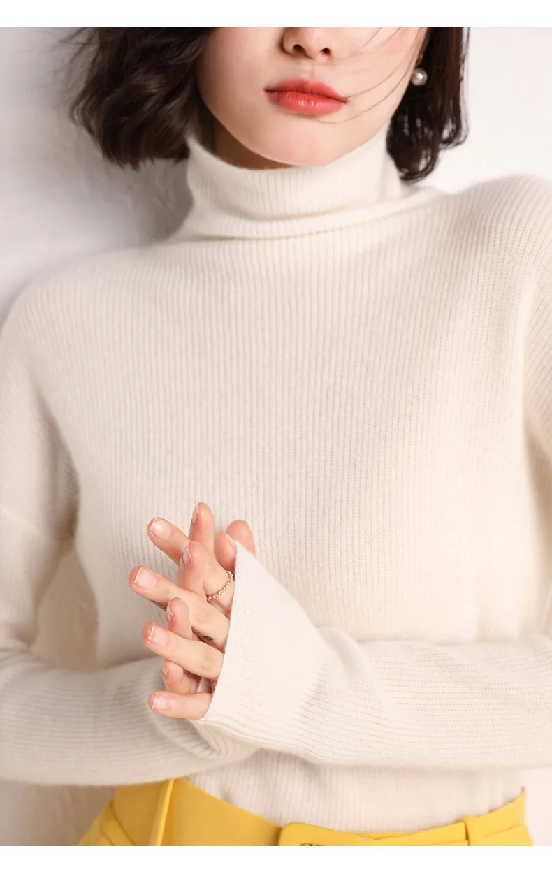 Helovi cashmere pullovers Winter Sweater Women Cashmere Knitted Women Sweaters And Pullovers Female Jumper Tops