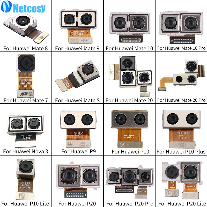 

Netcosy Big Camera Rear Camera Back Camera Module Flex Cable For Huawei Mate S 7 8 9 10 20 Pro P9 P10 Plus P20 Lite Pro Nova 3