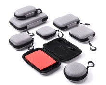 

Storage Carrying Hard Earphone Bag Case Mult Size Storage Hold Case Headphone Box Earbuds Memory Card Outdoor Camping Climbing