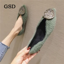 Новое поступление меховые зимние сапоги на плоской подошве женские теплые зимние ботильоны женские Меховые сапожки средней высоты; Модные прозрачные туфли мокасины, обувь