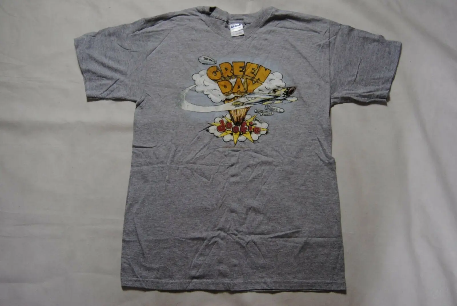 GREEN DAY DOOKIE ALBUM COVER T SHIRT NEW OFFICIAL WELCOME TO PARADISE BASKETCASE Cartoon | Мужская одежда
