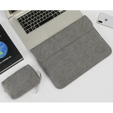 Ультра тонкий PU кожаный мягкий вкладыш рукав ноутбук сумка для Macbook Air 13 чехол Pro 11 14 15 Touch Bar женские мужские сумки