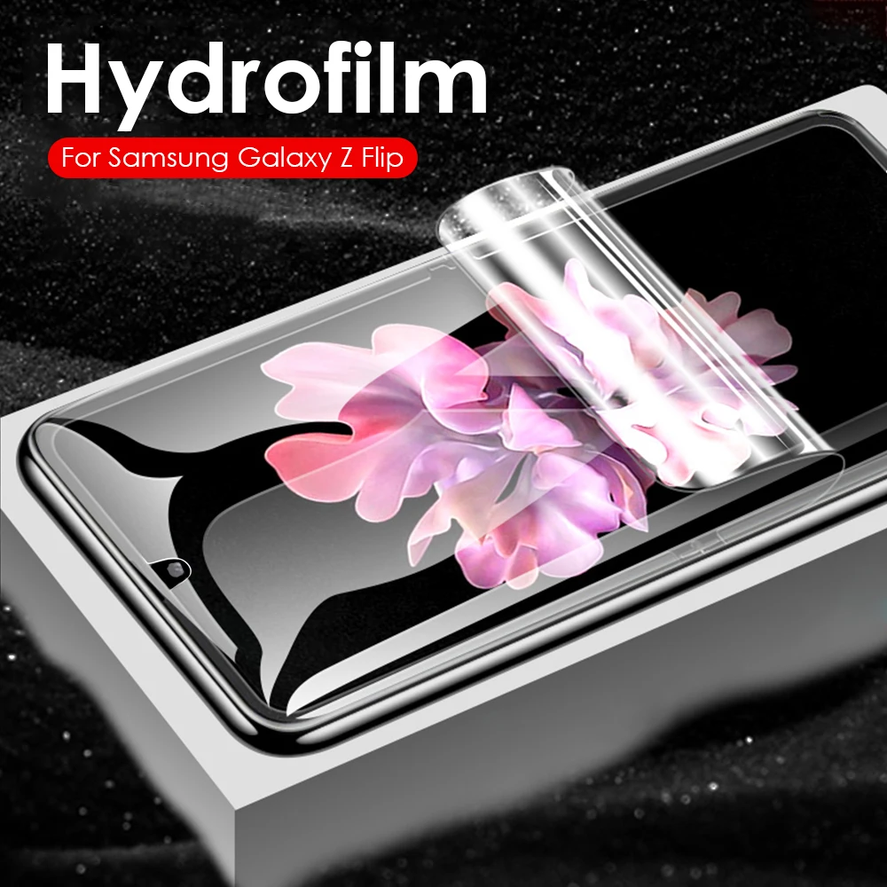 2 шт. Защитная пленка для экрана Samsung ZFlip Z Flip мягкая Galaxy Filp Гидрогелевая не стекло |