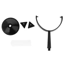 Оптическое стекло Тройная треугольная призма с подставкой для физики светильник обучения спектру 35ED