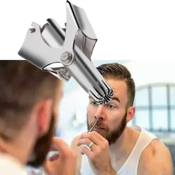 

Mini Manual Nose Hair Trimmer Waterproof Nose Ear Hair Trimmer Shaver Nose Clipper Portable Vibrissa Razor Cleaning Unisex