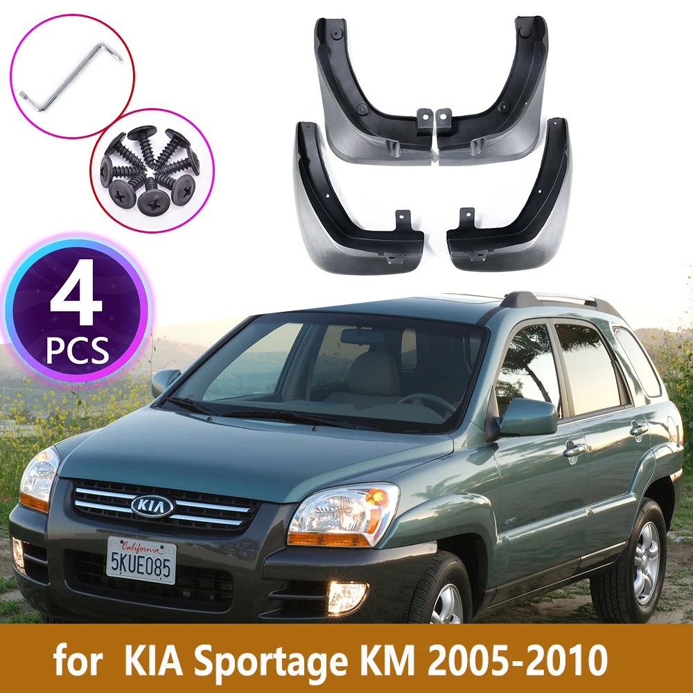 Автомобильные передние и задние брызговики для KIA Sportage KM 2004 2005 2006 2007 2008 2009 2010