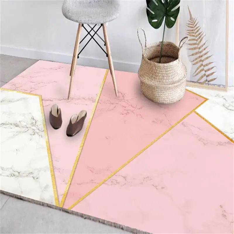Открытый Babyroom кухня Круглая дверь черный свободный от песка коврик Tapis Chambre Fille спальня области килим Dywanik ковры для гостиная