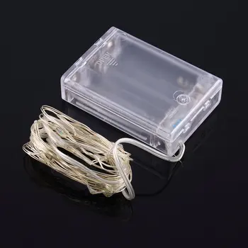 

2M 4.5V 20LED String Light Lamp With Battery Box Garden Christmas Party Decor