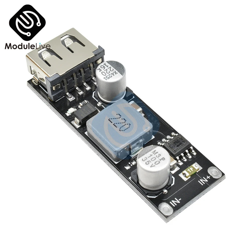 USB DC понижающий преобразователь для автомобильного зарядного устройства модуль 8
