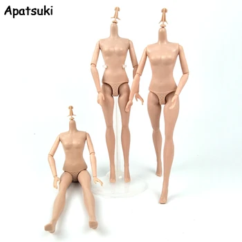 

1pc 1/6 9 Jointed DIY Movable Naked Doll Body For 11.5" Doll DIY Body Without Head 1:6 Dollhouse Dolls Accessories Kids Toy