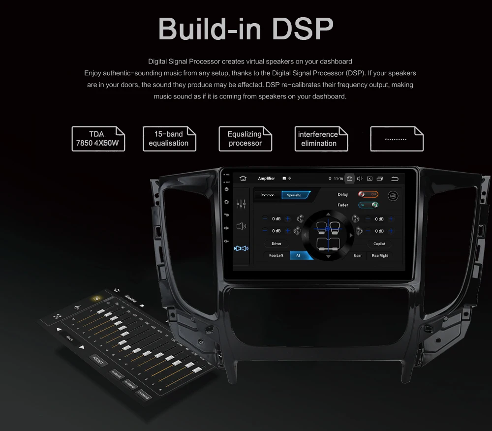 " ips автомобильный мультимедийный плеер для Mitsubishi Triton радио Android 9,0 Стерео gps навигация DSP HDMI выход bluetooth Wifi