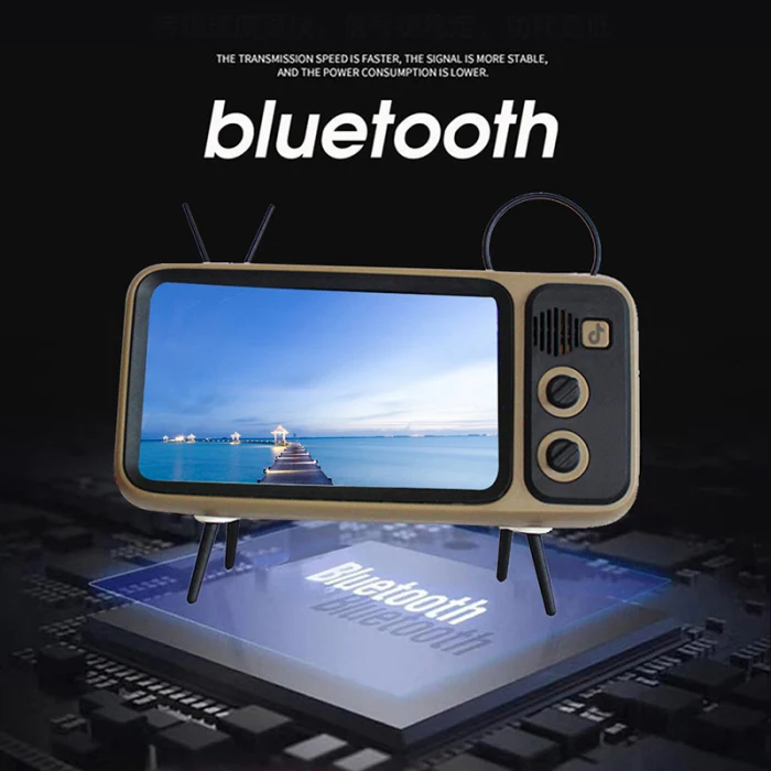 Bluetooth динамик Ретро держатель телефона Настольный телевисон дизайн мобильного телефона крепление SGA998