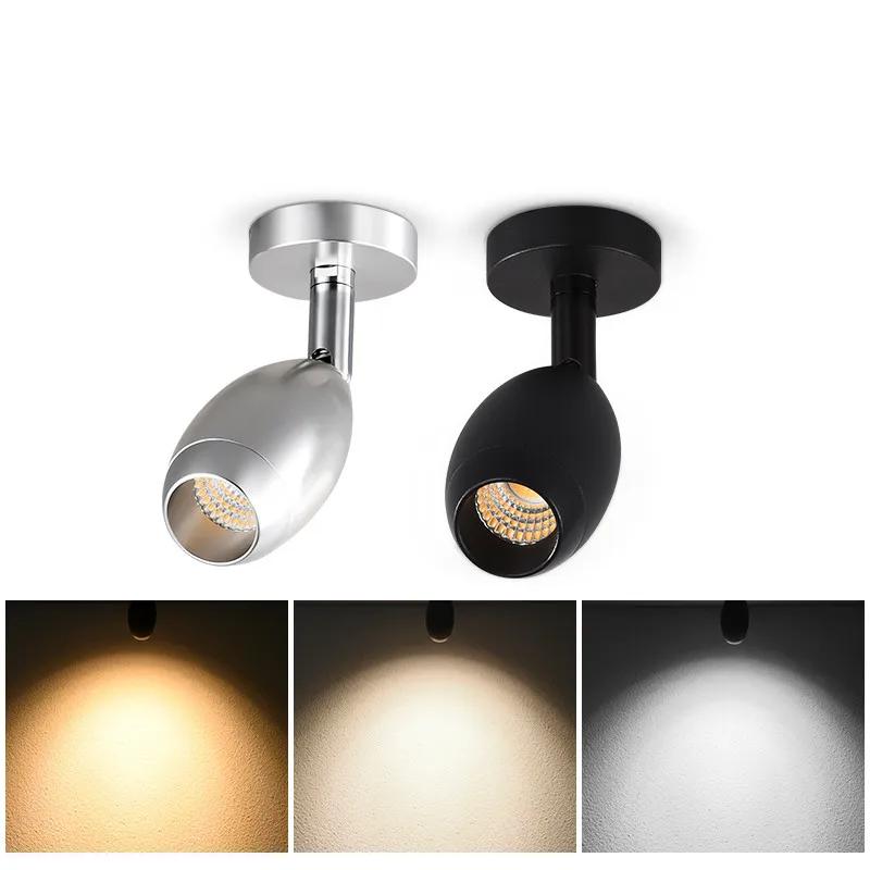 Затемняемый мини LED COB потолочный светодиодный светильник 3 Вт 110/220 в теплый