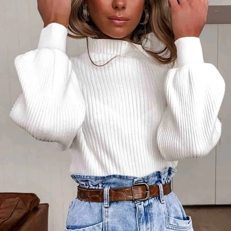 

Plus size 2019 autumn winter Women Knitted Turtleneck Sweater Casual Soft Jumper Fashion Slim Femme Elasticity Pullovers