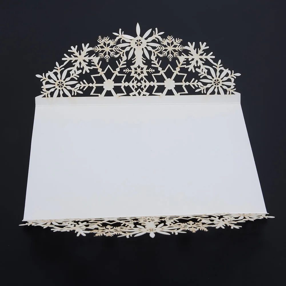  50pcs Paper Wedding Party Invitation Cards Delicate Hollow Romantic Props Party Invitations Supply - 4.00058E+12