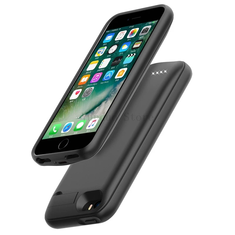 4000 мАч тонкий ударопрочный чехол для iPhone SE 5SE 5 5S зарядное устройство чехол i5 полное покрытие банк питания зарядный чехол