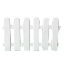Plastic Fence 50*30cm Xmas Decor Gardening DIY Christmas Tree Fence Beautiful White 1 Pcs Festive Supplies Lawn Fashion
