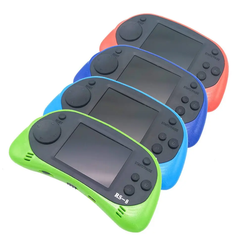 RS-8X Handheld Video Game Console Player Family Recreation Gaming System Built-in HD TV AV Output Games