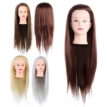 

Professional Hair Salon Cosmetology Hairdressing Practice Head Mannequin Dolls Salon Training Model Hair Styling Tools