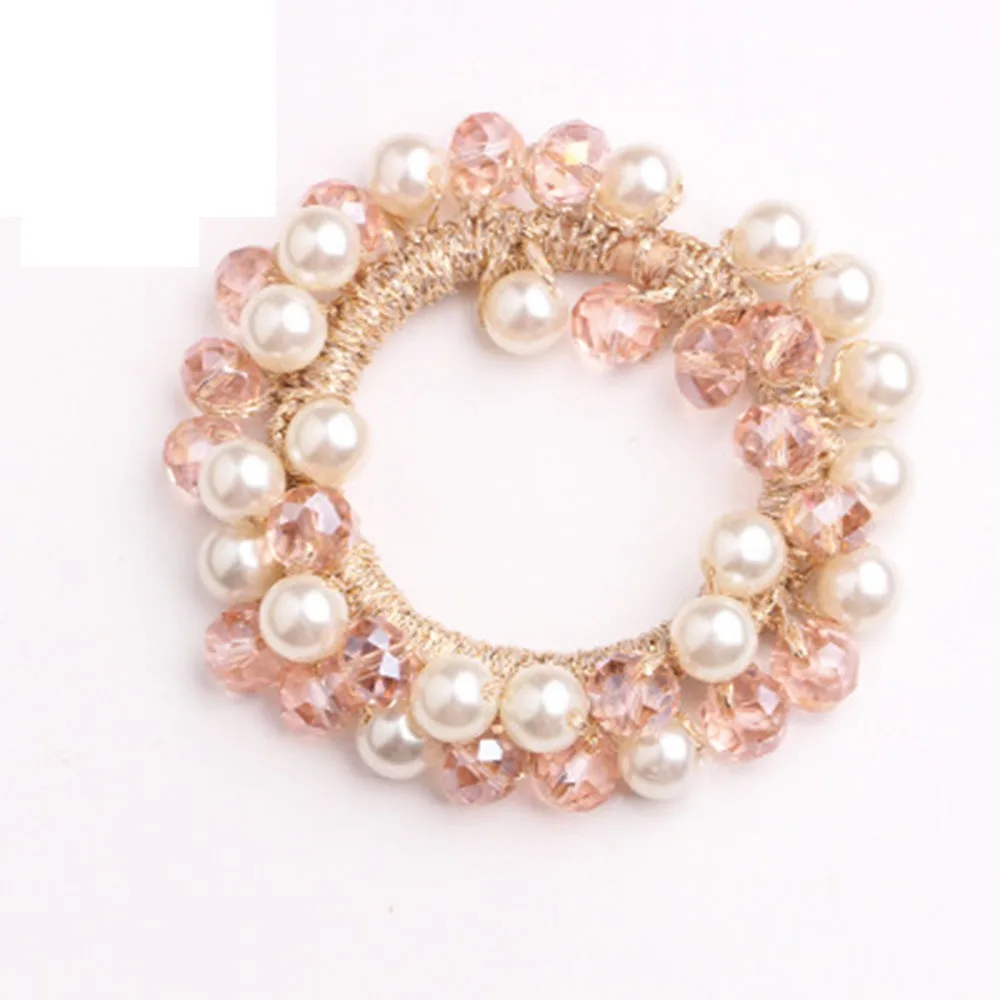 Fashion Scrunchies Woman Imitation Pearl Hair Rope Rubber Bands Ponytail Holders Women Girls Daily Hair Accessories 1 Fashion Scrunchies Woman Imitation Pearl Hair Rope Rubber Bands Ponytail Holders Women Girls Daily Hair Accessories 3