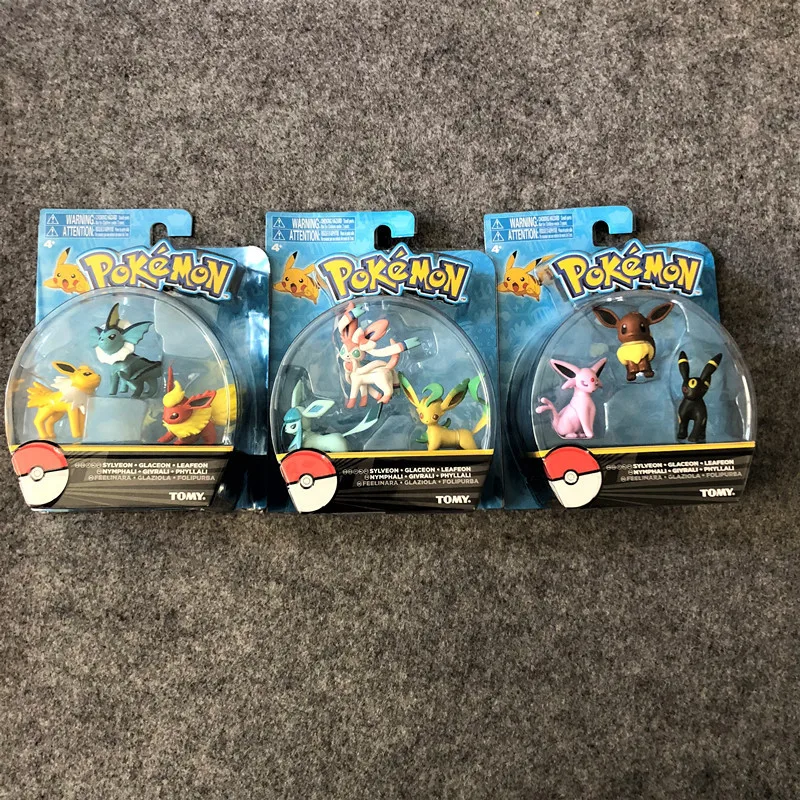 TAKARA TOMY POKEMON Vaporeon Jolteon Flareon Espeon Umbreon Sylveon Glaceon Leafeon Фигурки игрушки для детей