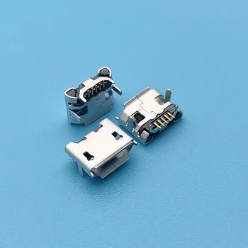 

50PCS Micro USB Connector Jack Female 5Pin SMT Tail Charging Socket PCB Board For Mobile Phone Digital Product