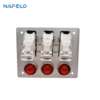 

DC 12V 20A Racing Car Engine Start Push Button Ignition Switch Panel Kit For Racing Car with Cable