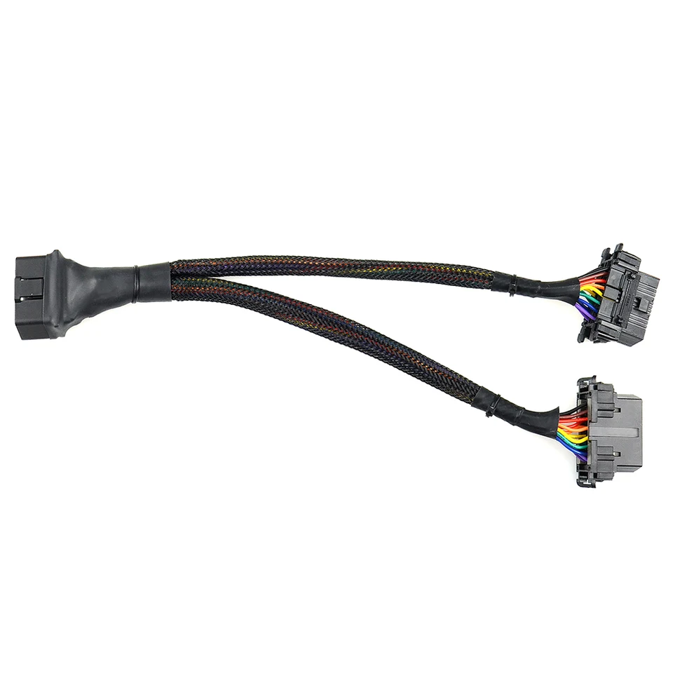 Cabo Extensor OBD2 ZIWIMEGO 30cm - Ângulo Reto Para Diagnóstico Carro
