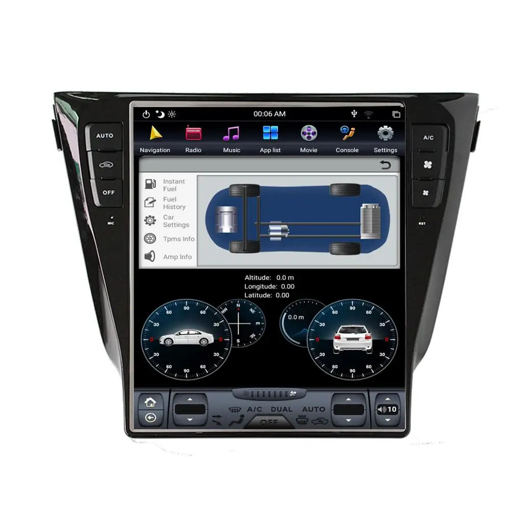 Android 9,0 Tesla стиль 10," вертикальный экран Автомобильный gps навигатор для NISSAN X-TRAIL 2013- головное устройство мультимедиа радио плеер