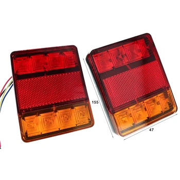 

CARALL TF2421 Kit Led taillights rear 24V 12V with position brake lights arrows 3 In 1 for truck trailer Caravan van