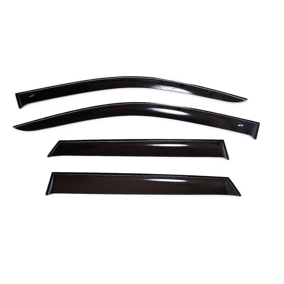 Rumplex Deflettori Per Finestrini Laterali Compatibili Con Renault Trafic 2003-2015 – Parapioggia Adesivi Neri, 2 Pezzi