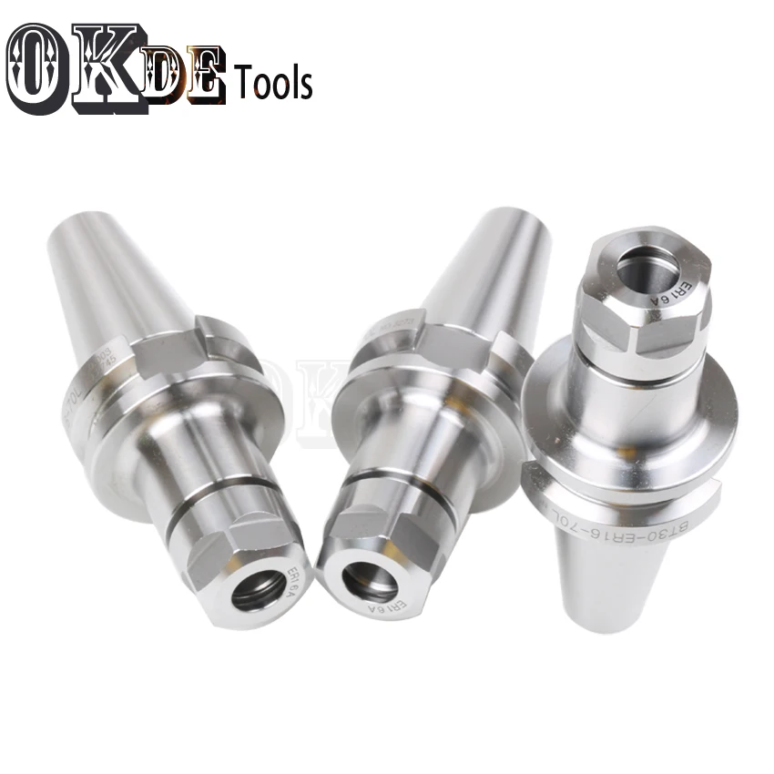 BT30-ER16A-100L типа BT30 BT40 BT-ER пружинная Цанга из стали er патрон прецизионные механические инструменты фрезерные сверлильные Арбор