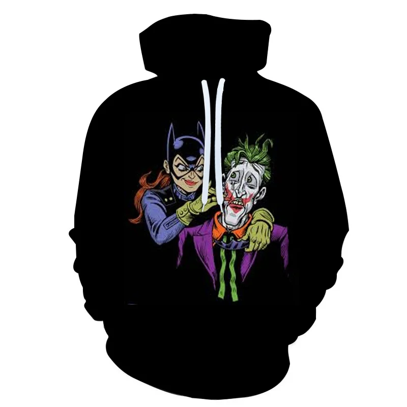 W6052 Haha Joker, толстовка с 3D принтом, толстовки для мужчин и wo, для мужчин, в стиле хип-хоп, забавная Осенняя уличная одежда, толстовки, Толстовка для пар, одежда - Цвет: W6052