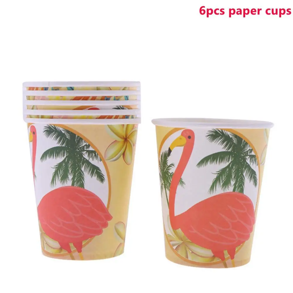 Flamingo Cups Taoup 68*48 см Розовый фламинго Photo Booth рамки День рождения Декор поставки летняя Гавайская участник Luau тропический Фотокабины реквизит - Цвет: Flamingo Cups