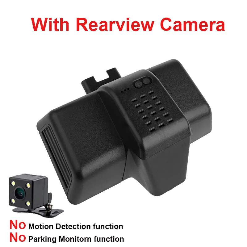 With Rear Lens Kampacar Novatek 96658 автомобильный Wifi видеорегистратор Dash камера s для Mercedes Benz G Class G350 G500 G550 G35 G35d G55 G63 G65 видеорегистратор - Название цвета: With Rear Lens