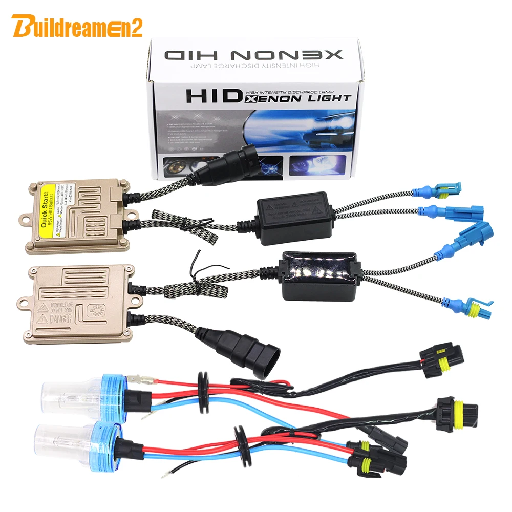 Buildreamen2 H7 55W Auto Light HID Xenon Kit AC Ballast Bulb High Lumen 3000K 4300K 6000K 8000K Car Headlight DRL Fog | Автомобили и
