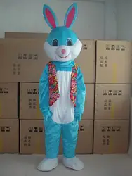 Прямая продажа с фабрики светло голубой кролик кукла талисман костюм для взрослых на Хеллоуин День Рождения мультфильм одежда костюмы для