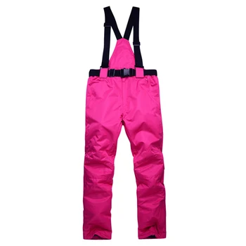 

Women Men Snowboard Waterproof Trousers Suspenders Outdoor Warm Ski Pants Sports Windproof Winter Colorful