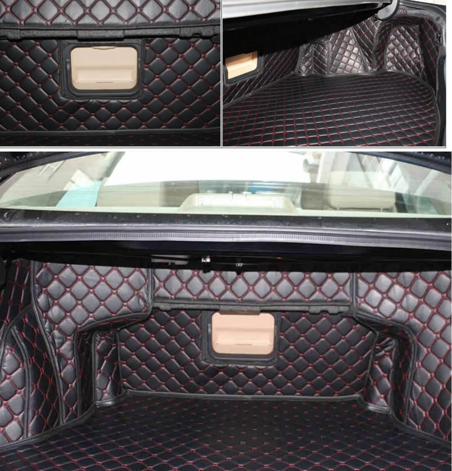 Коврик для багажника автомобиля из волокнистой кожи для toyota camry XV50 2012 2013 Daihatsu Altis автомобильные аксессуары