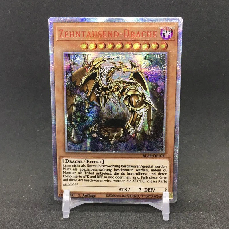 Toys Yu-Gi-Oh Collectibles-Game-Collection Anime-Cards German Dragon Thousand Ten Hobbies
