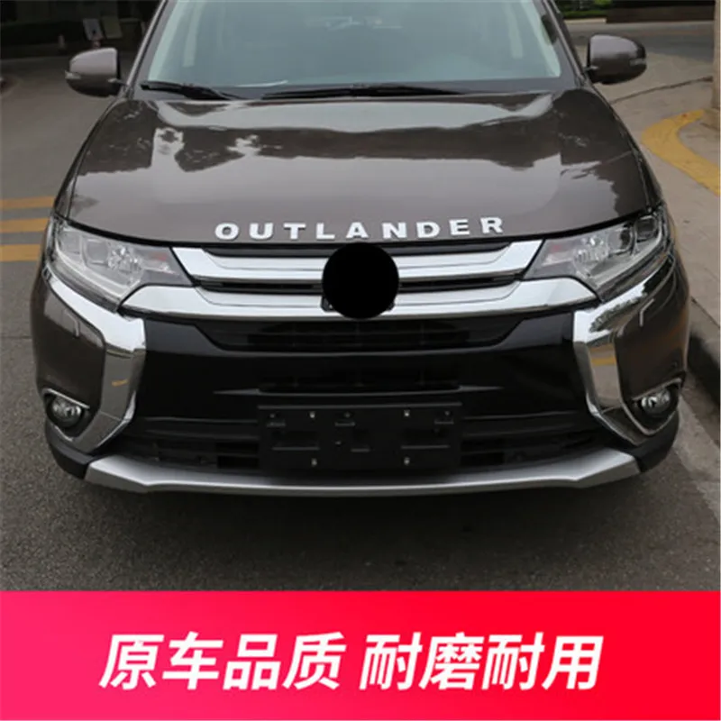 Car accessories fit for Mitsubishi Outlander Car Styling ABS Chrome Original car front bumper bar trim