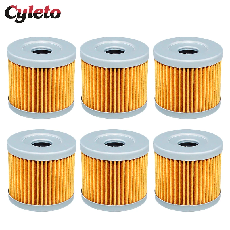 2/4/6 pcs Motorcycle Oil Filter For Suzuki DRZ400 DRZ400E DRZ400S