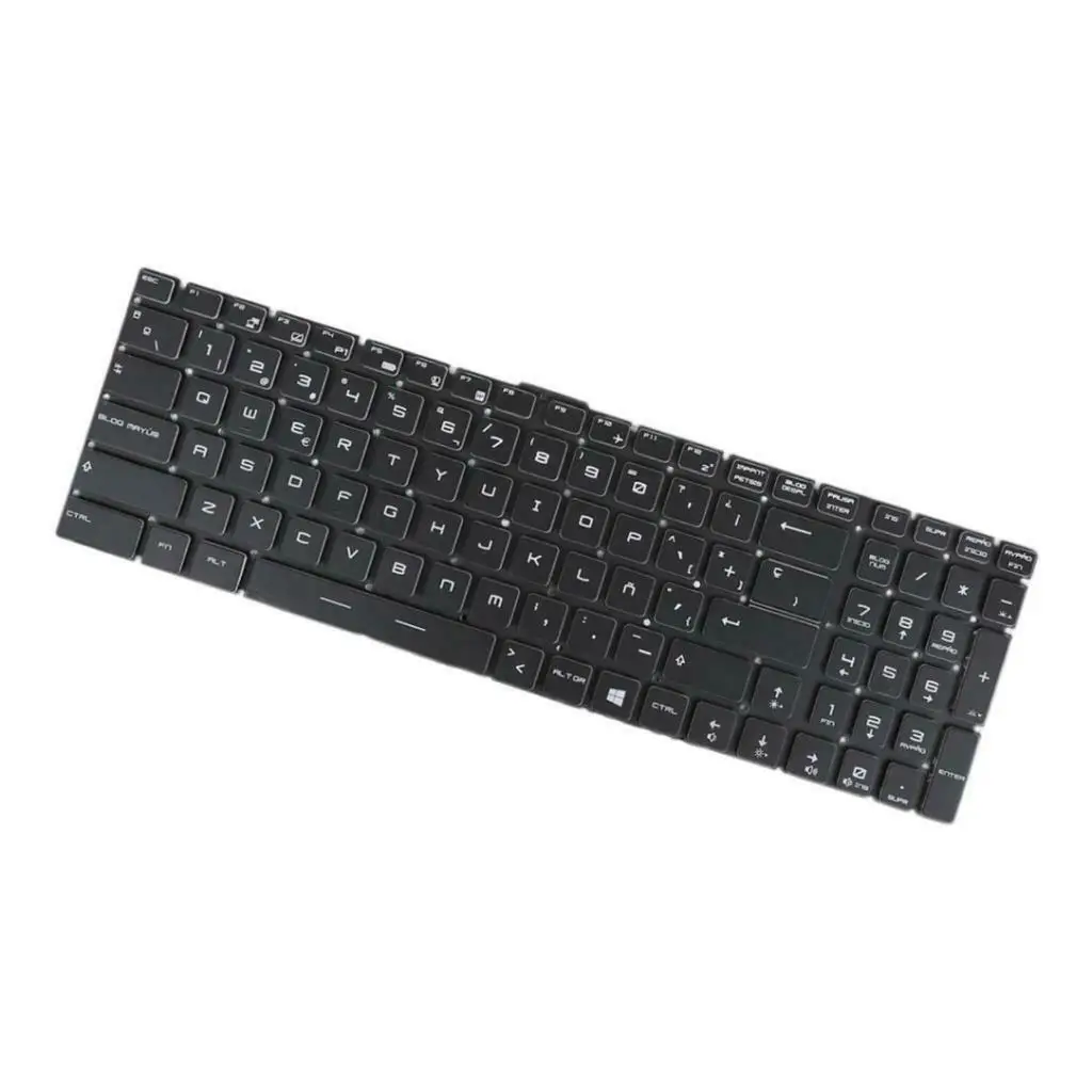 Испанская клавиатура для ноутбука MSI GT72 GS70 WS60 GE62 GE72 w красочная подсветка SP