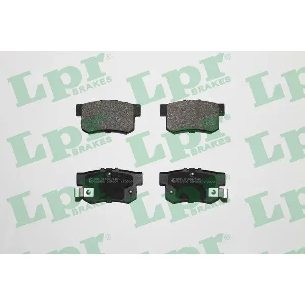Колодки тормозные HONDA ACCORD 90-/CIVIC 97-/CR-V II/FR-V/PRELUD