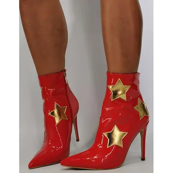 

DORATASIA Ins Hot Female Pointed Toe Zipper Ankle Boots High Heels Sexy Christmas Boots Women Designer Luxury Autumn Shoes Woman