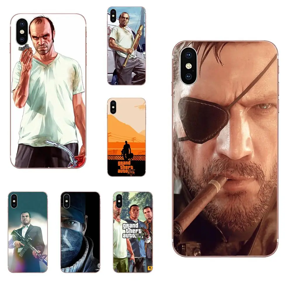 Лучшие чехлы из ТПУ Gta V Grand Theft Auto 5 для HTC Desire 530 626 628 630 816 820 830 One A9 M7 M8 M9 M10 E9 U11 U12 Life Plus |