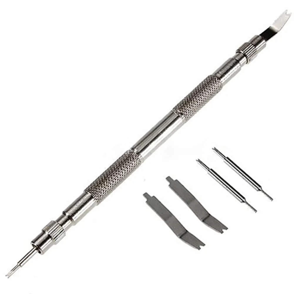 

Repair Tools Metal Silver Bracelet Multifunctional Watch Band Opener Strap Replace Spring Bar Connecting Pin Remover Tool #1114