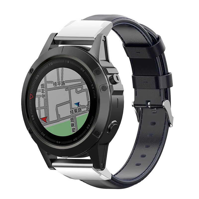 Масляный воск кожаный ремешок для Garmin Fenix 6X 5X plus Браслет замена Смарт-часы аксессуары браслет