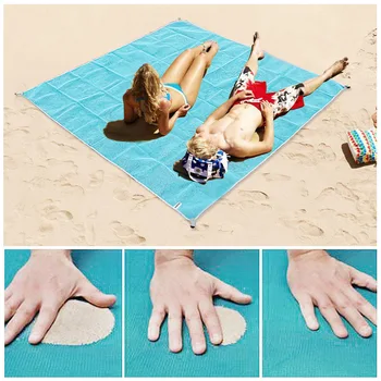 

Beach Mat Magic Sand Beach Towels Blanket Portable Anti Sand Towel Beach Towel Travel Summer Mat Dropshipping Large Beach Towel