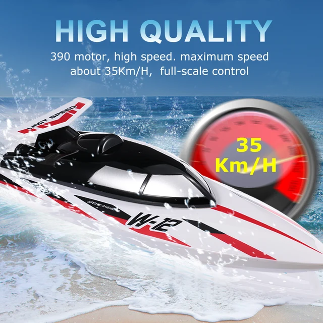 WLtoys WL912-A RC Boat 2.4G 35KM/H High Speed RC Boat Capsize Protection water cooling system RC Toy Boats RC Racing Boat Toys 1
